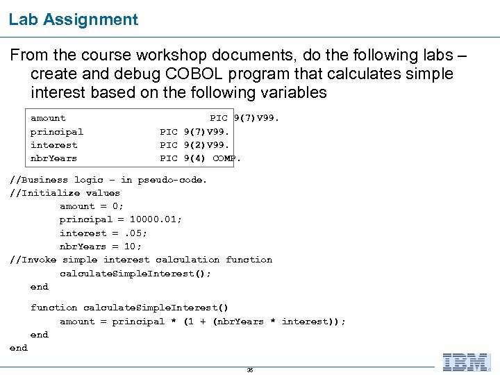 Lab Assignment From the course workshop documents, do the following labs – create and