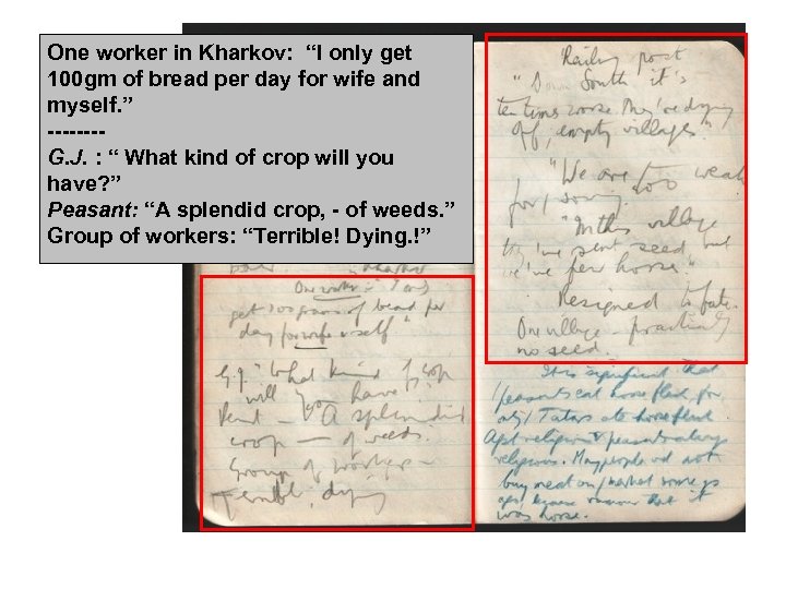 One worker in Kharkov: “I only get 100 gm of bread per day for