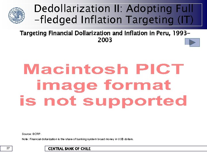 Dedollarization II: Adopting Full -fledged Inflation Targeting (IT) Targeting Financial Dollarization and Inflation in