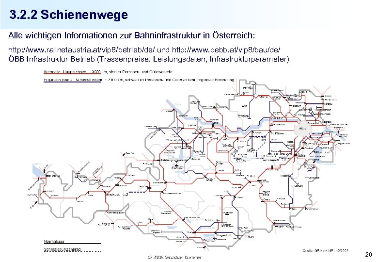 3. 2. 2 Schienenwege Alle wichtigen Informationen zur Bahninfrastruktur in Österreich: http: //www. railnetaustria.
