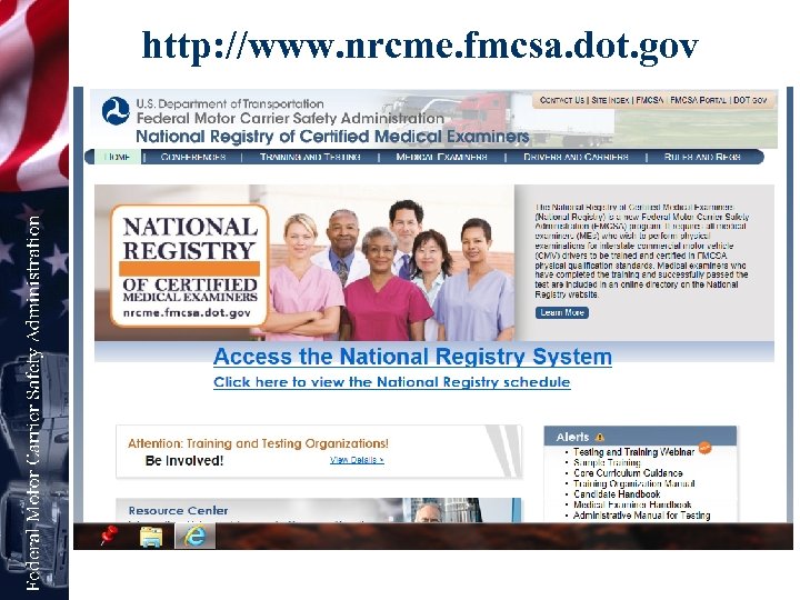http: //www. nrcme. fmcsa. dot. gov 
