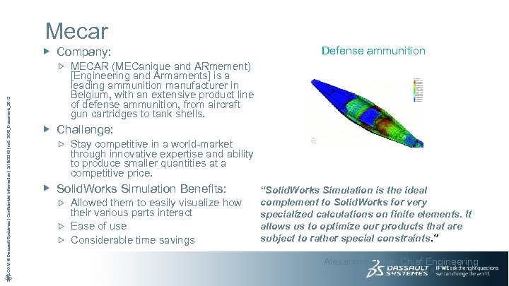 Mecar 3 DS. COM © Dassault Systèmes | Confidential Information | 3/19/2018 | ref.