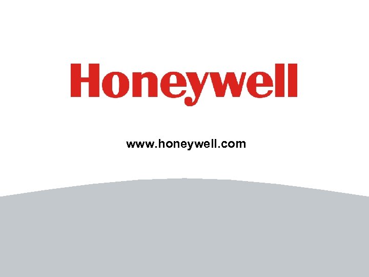 www. honeywell. com 