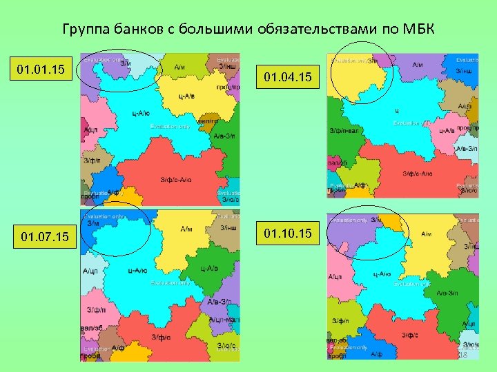 Группа банков с большими обязательствами по МБК 01. 15 01. 07. 15 01. 04.