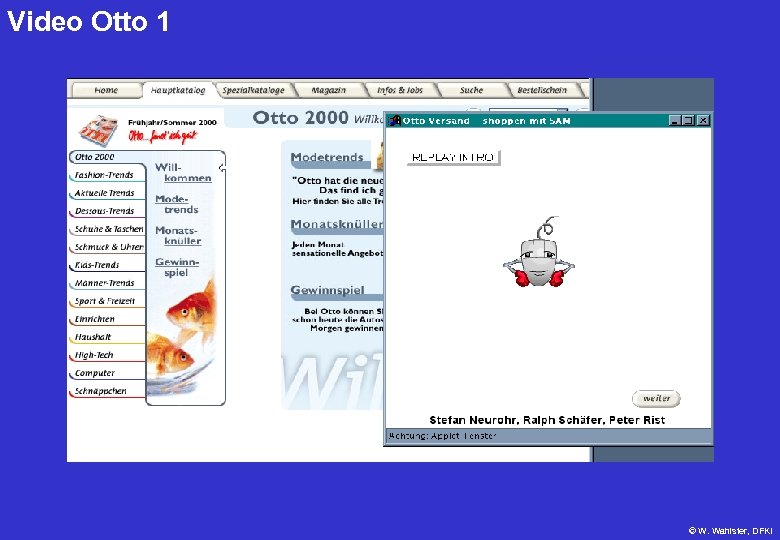 Video Otto 1 © W. Wahlster, DFKI 