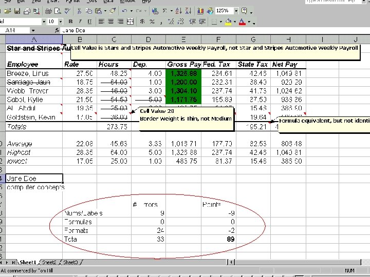 Student’s Marked Up Version 
