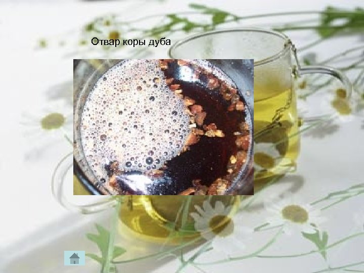 Отвар коры дуба 