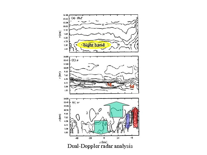 bight band M M Dual-Doppler radar analysis 