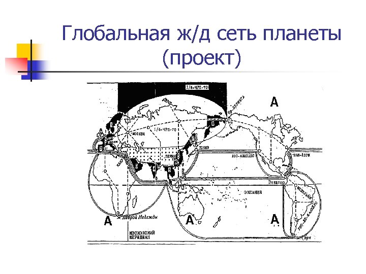 Глобальная ж/д сеть планеты (проект) 
