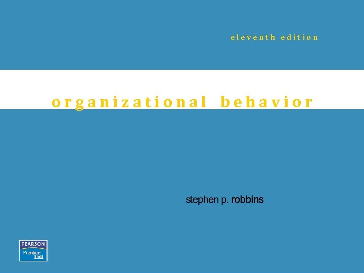 eleventh edition organizational behavior 