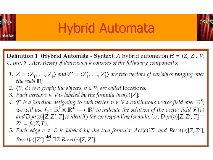 Hybrid Automata 