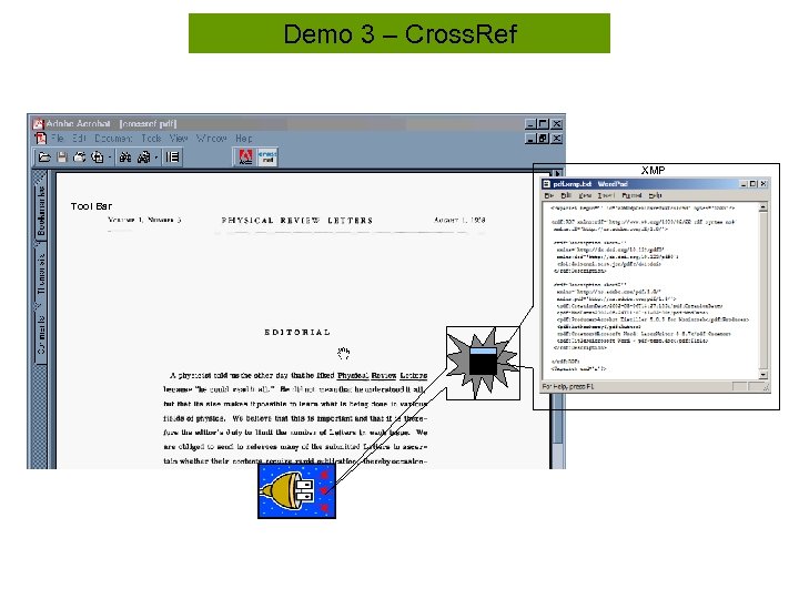 Demo 3 – Cross. Ref XMP Tool Bar 