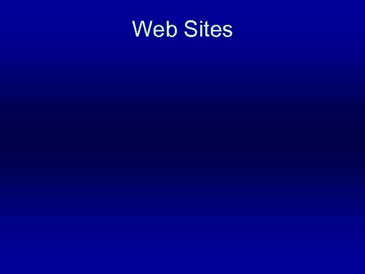 Web Sites 