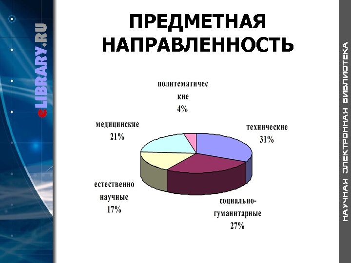 ПРЕДМЕТНАЯ НАПРАВЛЕННОСТЬ 