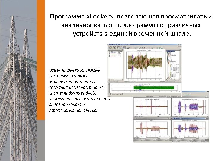 Программа «Looker» , позволяющая просматривать и анализировать осциллограммы от различных устройств в единой временной