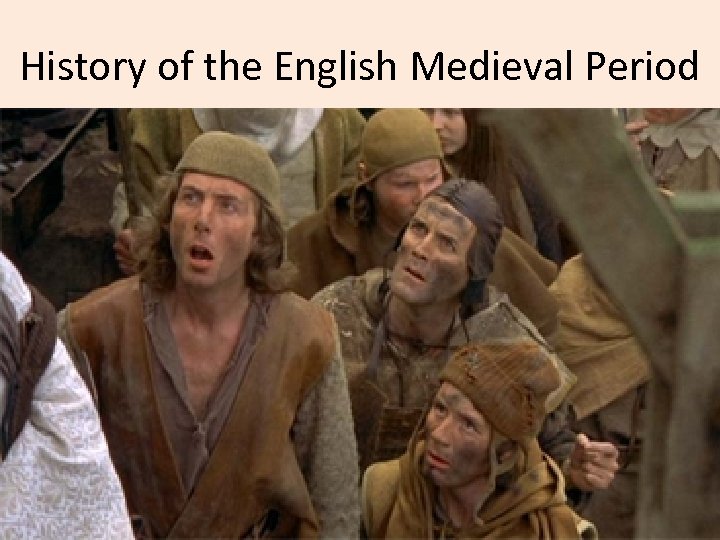 History of the English Medieval Period 