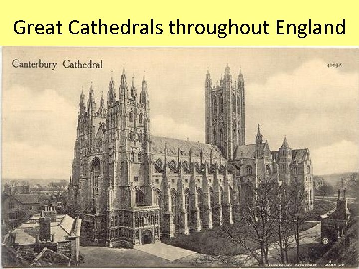 Great Cathedrals throughout England 