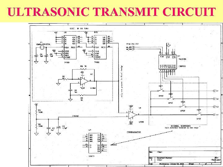 ULTRASONIC TRANSMIT CIRCUIT 