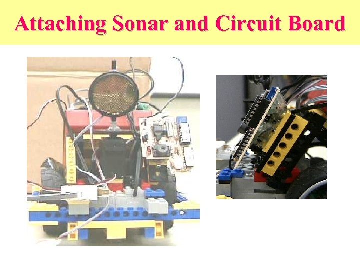 Attaching Sonar and Circuit Board 