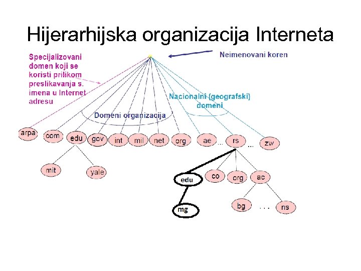 Hijerarhijska organizacija Interneta 