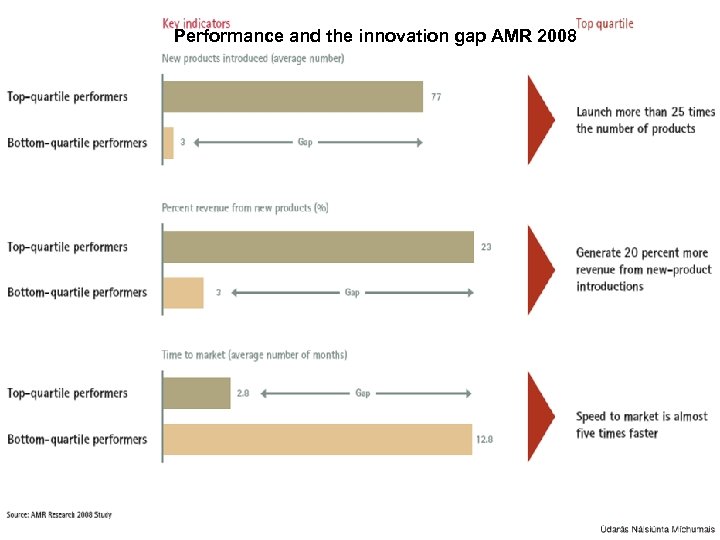 Performance and the innovation gap AMR 2008 