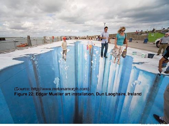 (Source: http: //www. metanamorph. com) Figure 22: Edgar Mueller art installation, Dun Laoghaire, Ireland