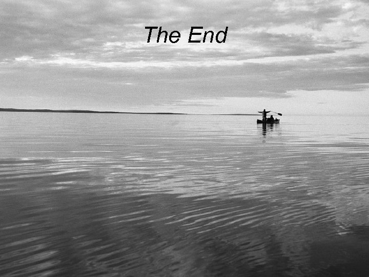 The End 