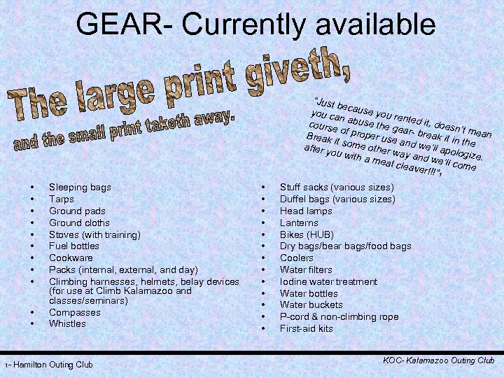 GEAR- Currently available “Just b e you ca cause you re n n course