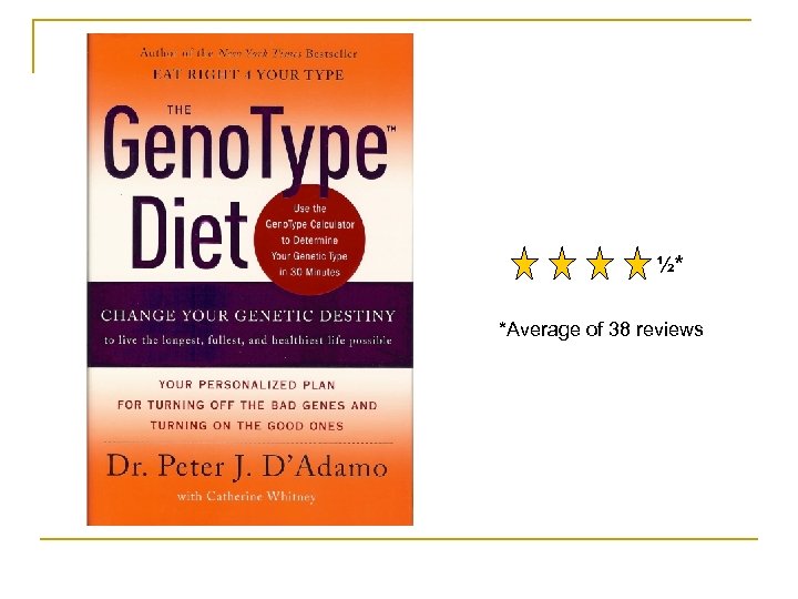 ½* *Average of 38 reviews 