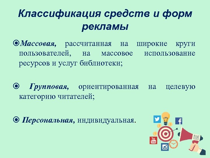 Формы рекламы