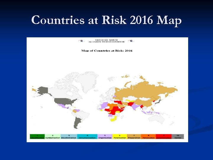 Countries at Risk 2016 Map 