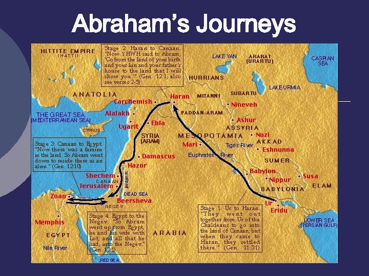 Abraham’s Journeys 