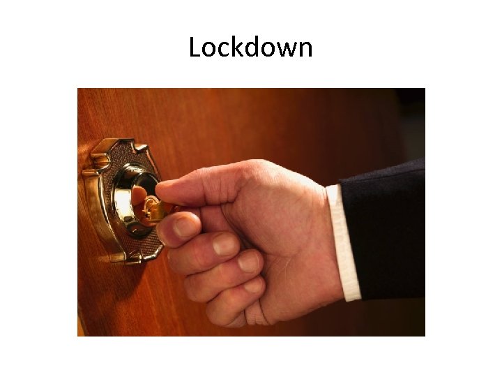 Lockdown 