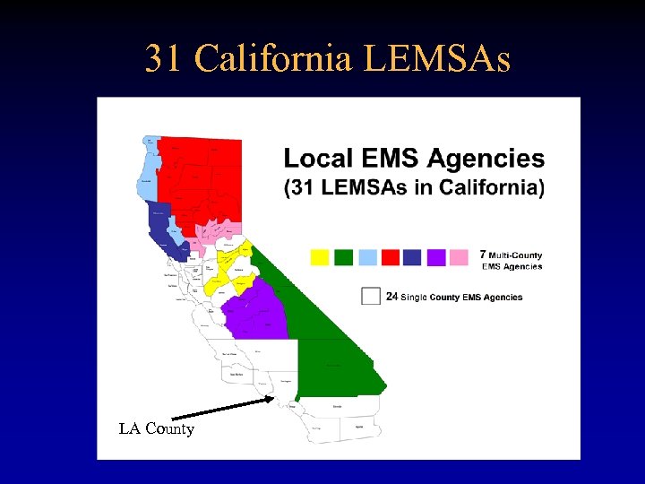 31 California LEMSAs LA County 