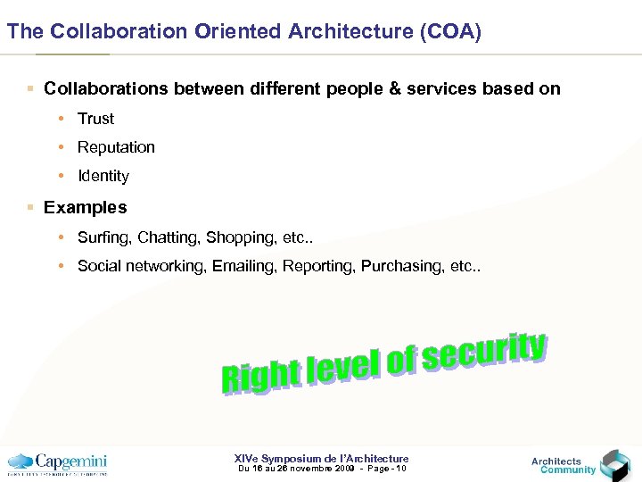 The Collaboration Oriented Architecture (COA) § Collaborations between different people & services based on