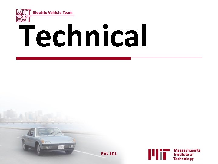 Technical EVs 101 