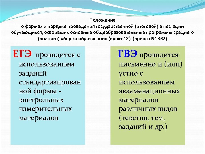Положение о формах и порядке проведения государственной (итоговой) аттестации обучающихся, освоивших основные общеобразовательные программы