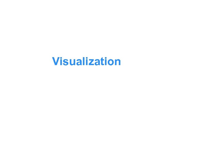 Visualization 