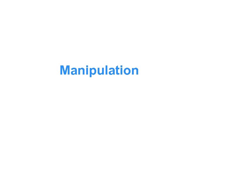 Manipulation 