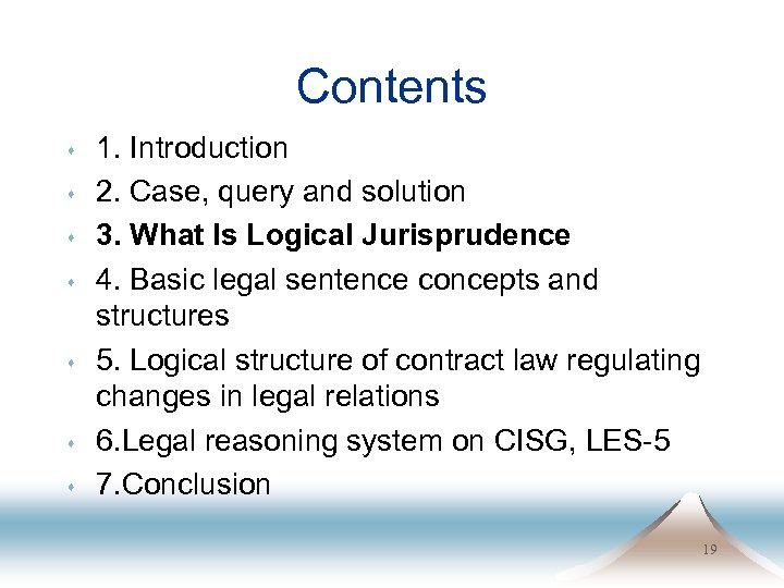 Contents s s s 1. Introduction 2. Case, query and solution 3. What Is