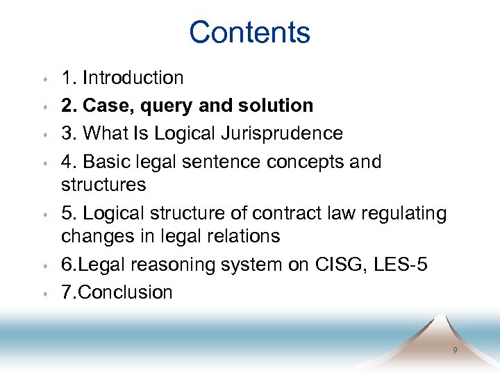 Contents s s s 1. Introduction 2. Case, query and solution 3. What Is