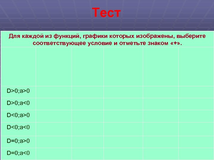 Отметьте условия