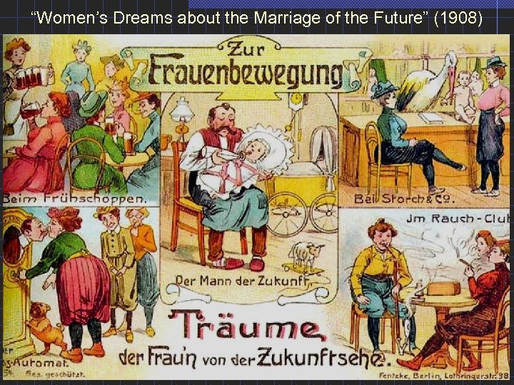 “Women’s Dreams about the Marriage of the Future” (1908) 