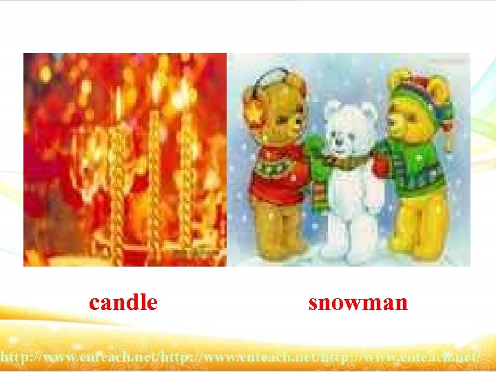 candle snowman 