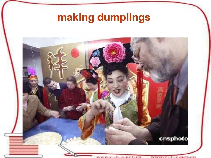 making dumplings 