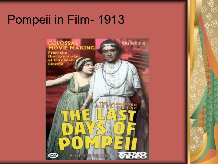 Pompeii in Film- 1913 