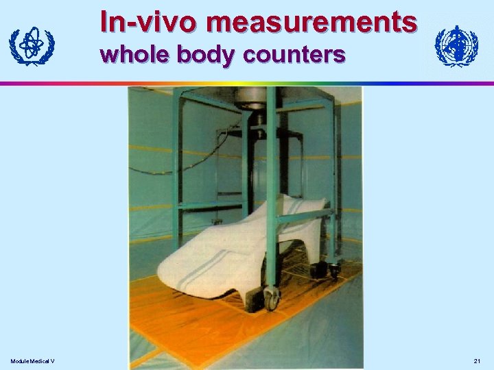 In-vivo measurements whole body counters Module Medical V 21 
