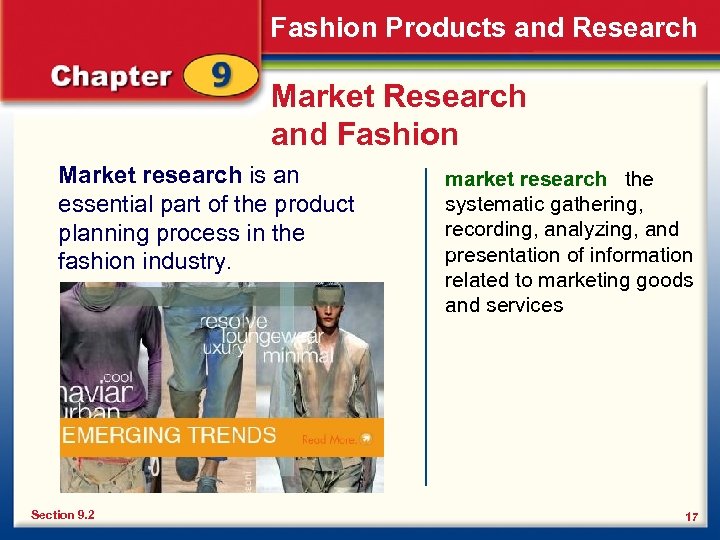 Fashion Products and Research Market Research and Fashion Market research is an essential part