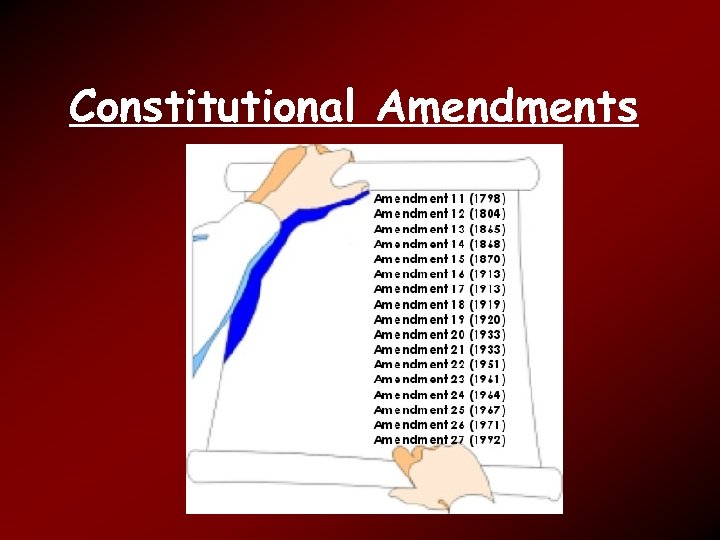 Constitutional Amendments 