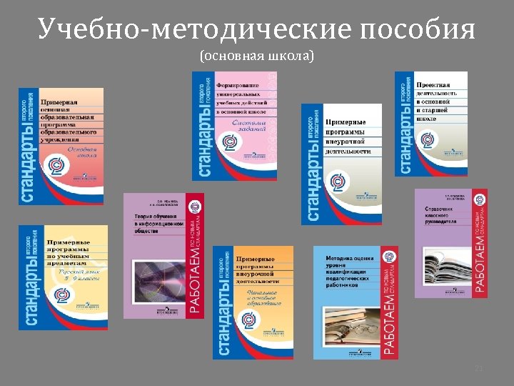 Учебно-методические пособия (основная школа) 21 